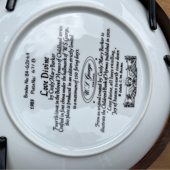 Vintage Plates & Frames. Love Divine, Story, Lord’s My Shepherd, Away in Manger - Picture 9 of 10